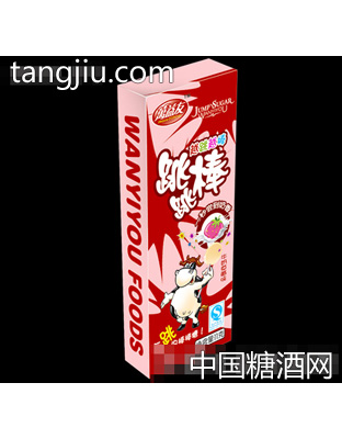 万益友跳跳棒牛奶草莓味条装