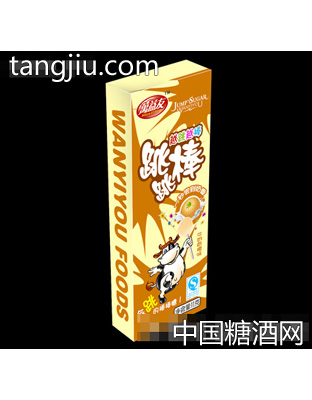 万益友跳跳棒牛奶香橙味条装