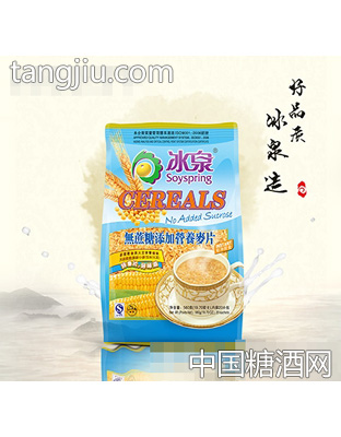冰泉豆浆无糖添加营养麦片560g