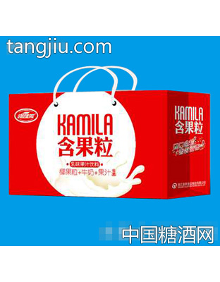含果粒乳味果汁饮料手提礼盒