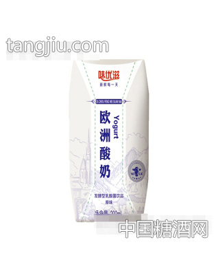 味优滋欧洲酸奶原味200ml