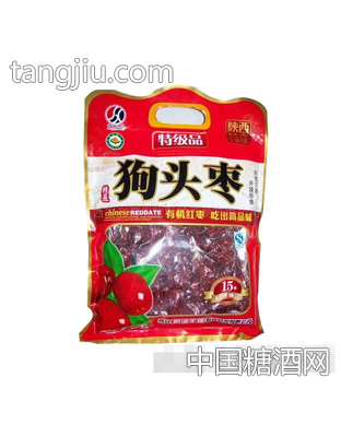 和谐狗头大红枣500g