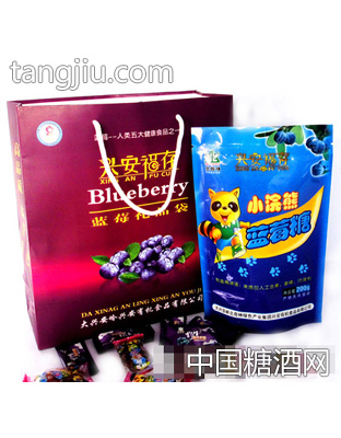 小浣熊蓝莓糖