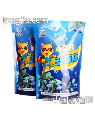 蓝颜之恋小浣熊蓝莓糖