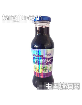 蓝颜之恋野生蓝莓果汁270ml