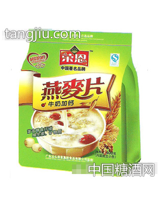 荣恩牛奶加钙燕麦片