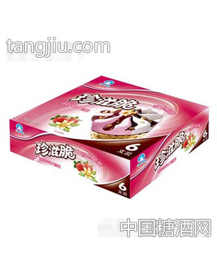 珍滋脆双色脆筒家庭装香草草莓口味