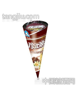 珍滋脆双色脆筒香草巧克力口味