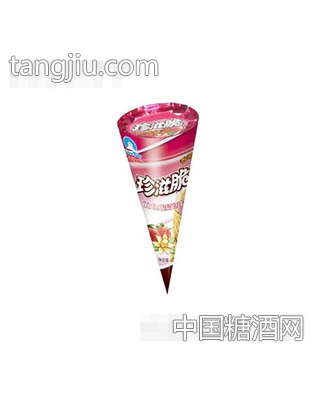 珍滋脆双色脆筒香草草莓口味