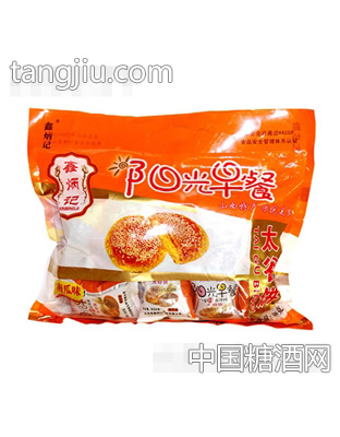 鑫炳记阳光早餐南瓜味太谷饼400g