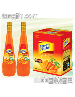 小白兰胡萝卜果蔬汁饮料828mlX6