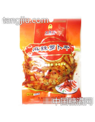 100克精制麻辣白萝卜干
