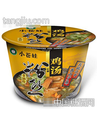 小苍娃鸡汤粉丝