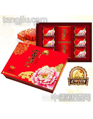 正中食品苦荞月饼礼盒富贵鸿运