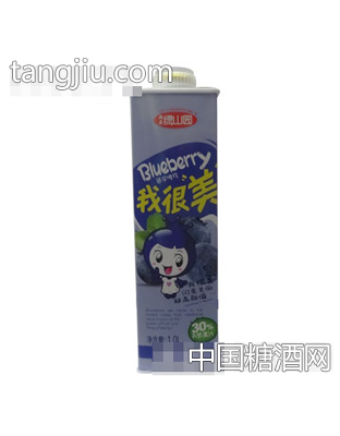 绿山园蓝莓汁1L