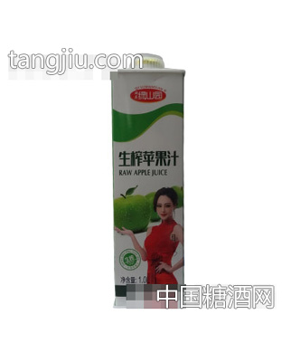 绿山园生榨苹果汁1L