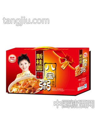 君美新桂圆八宝粥平顶礼盒