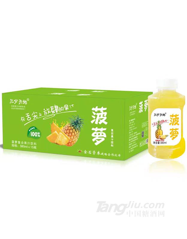 三分天地-菠萝汁380ml-全国招商