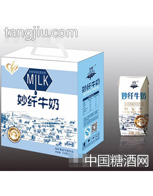 秒钱牛奶高纤燕麦牛奶饮品210gx12盒