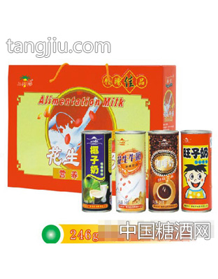 246g易拉罐奶味饮料