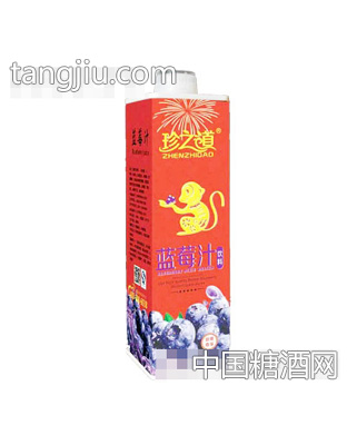 珍之道蓝莓汁饮料1.5L