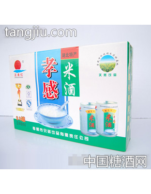正是红罐装佬米酒
