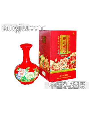 汾竹双礼花开富贵