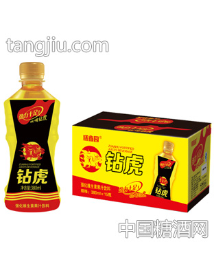 膳鑫园钻虎强化型维生素果汁饮料380mlX15瓶