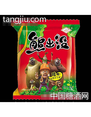 兴华熊出没膨化食品散装称重