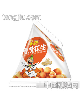 雅美佳蟹黄花生三角包