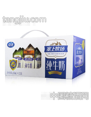 夏进纯牛奶塞上牧场250ml