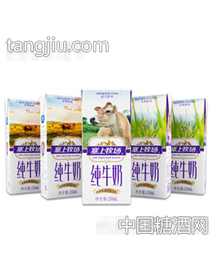 夏进纯牛奶塞上牧场250ml盒