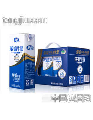 夏进浓缩牛奶250mlx12盒