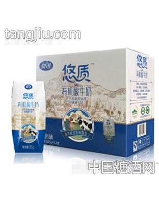 夏进悠质有机酸牛奶205gx12盒