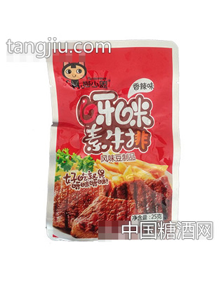 猫小盟素牛排香辣