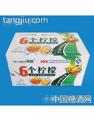 雨臣六个柠檬饮料380ml