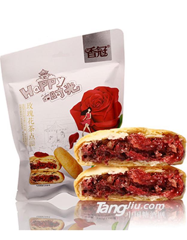 香冠玫瑰花茶点180g