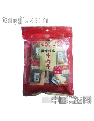 独立鲜烤辣味牛肉干250g