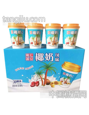 南国红豆椰奶风味30X65g