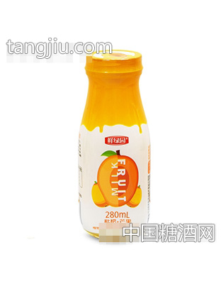 鲜果园枇杷+芒果发酵果汁饮料280ml