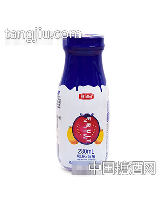 鲜果园枇杷+蓝莓发酵果汁饮料280ml