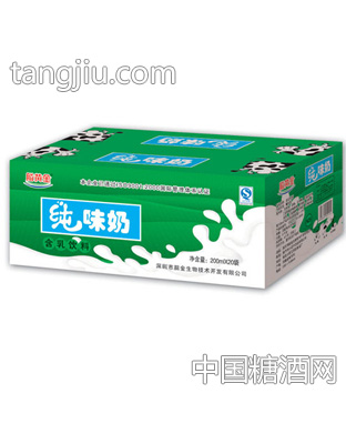 脑黄金袋装纯牛奶