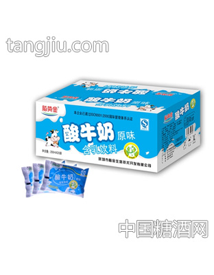 脑黄金袋装酸牛奶