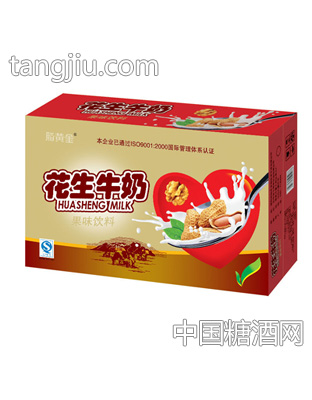 脑黄花生牛奶