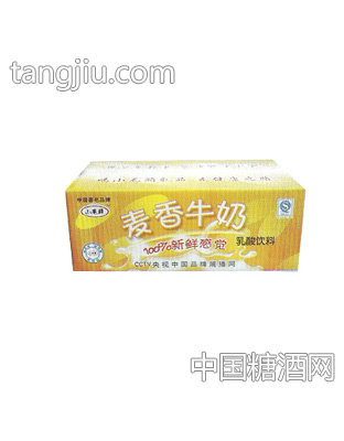 小毛头麦香牛奶
