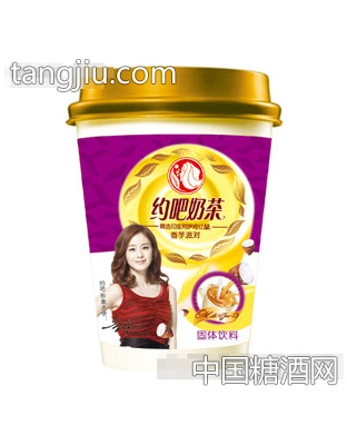 约吧香芋派对奶茶杯装
