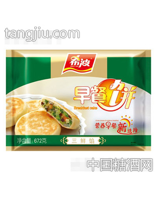 希波早餐饼（素三鲜）672g