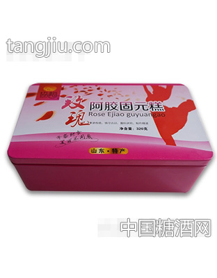 协裕玫瑰固元糕铁盒装320g