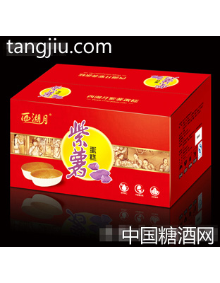 西湖月紫薯蛋糕箱装