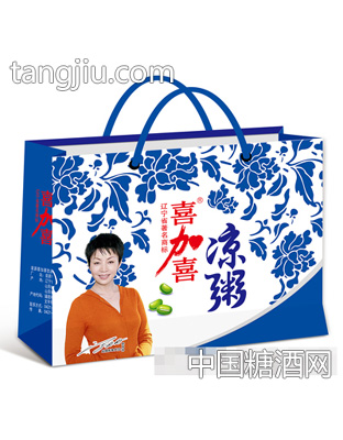 喜加喜凉粥手提袋